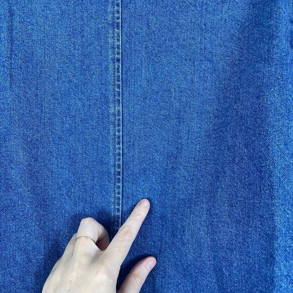 H2OFagerholt Denim Jacket with Synched waist patch elbows size Small - Picture 5 of 8